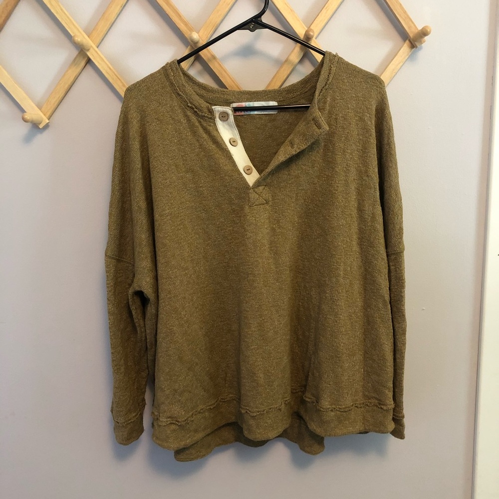 Free People Beach Shirt